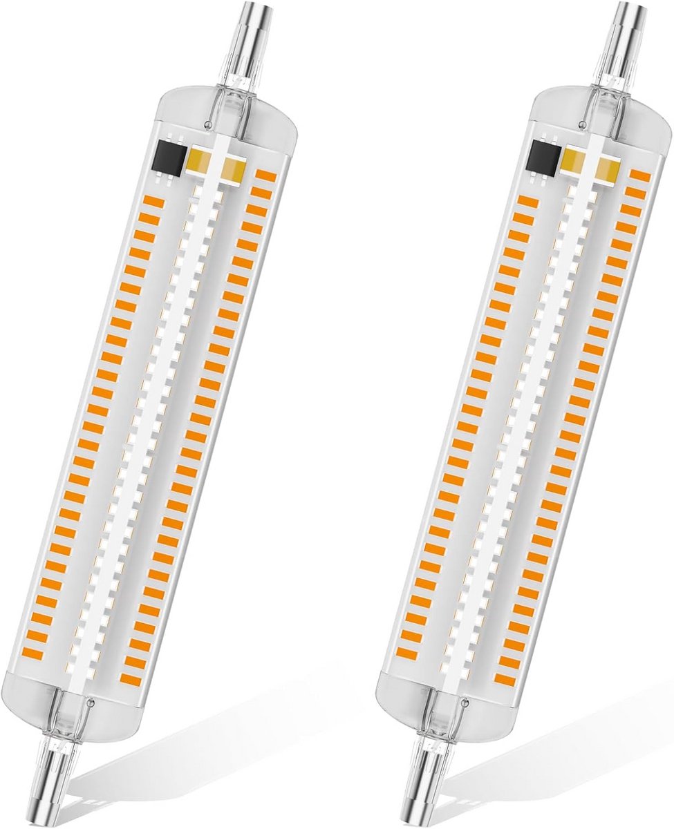 LED Lamp R7S 118 mm - 10 W Warmwit, Flikkervrij, 1260 Lumen, Eenvoudige Installatie, Energiezuinig