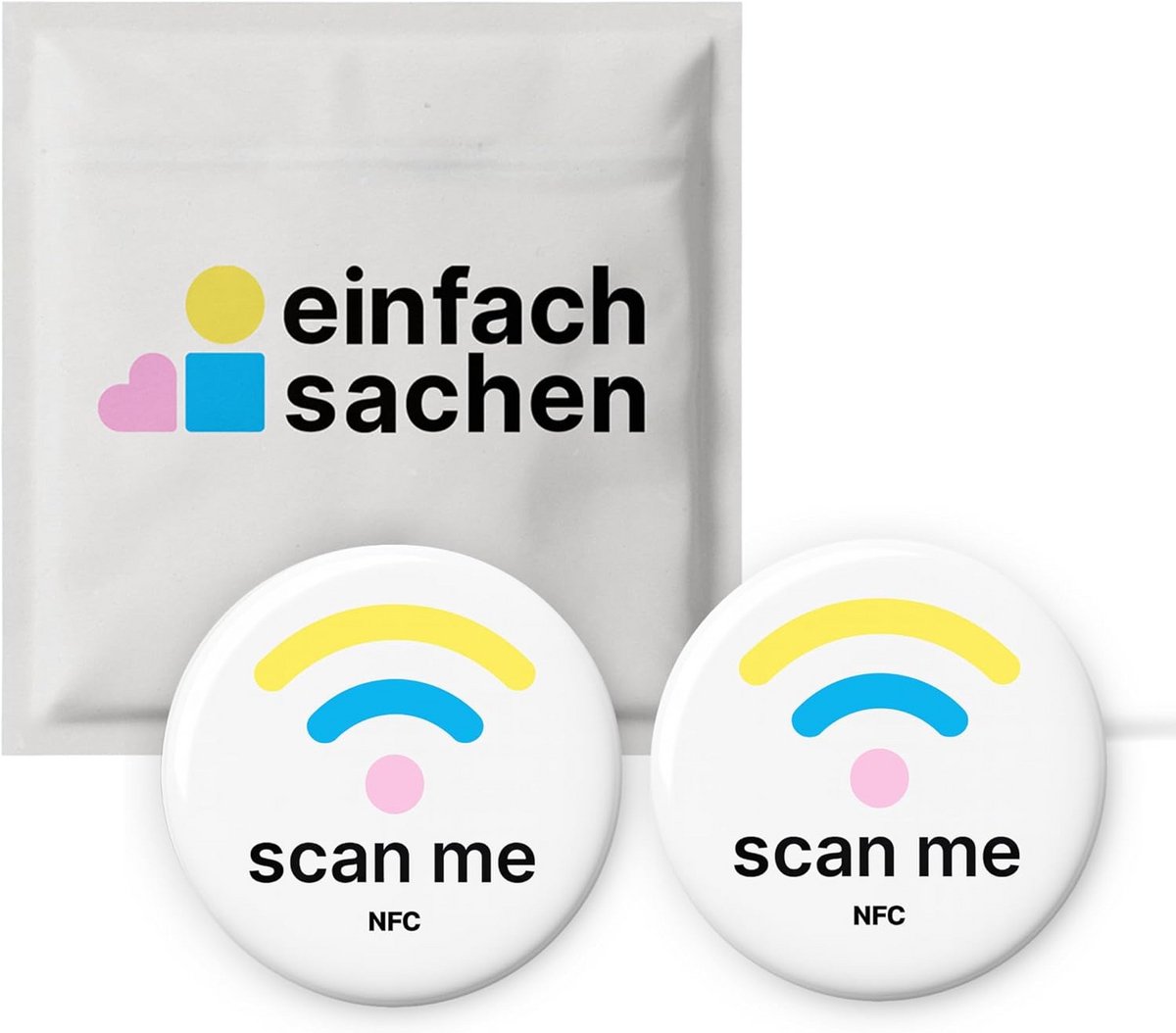 NFC-stickers voor Digitale Visitekaartjes en Online Verbindingen - Set van 2