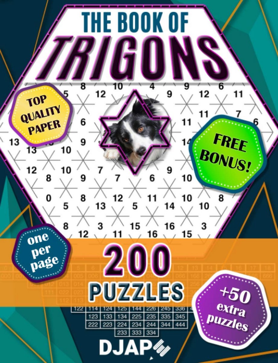 Trigons Puzzels: 200 Uitdagende Puzzels en 50 Extra Puzzels