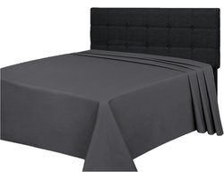 Luxe Platte Lakens van 100% Egyptisch Katoen - Ademend, Hotelkwaliteit, Tweepersoons (230 x 255 cm)