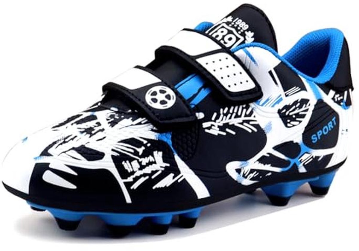 Voetbalschoenen voor Jongens en Meisjes - Lichtgewicht, Ademend en Antislip Low-Top Sneakers, Geschikt voor Kunstgras (EU 28-37)