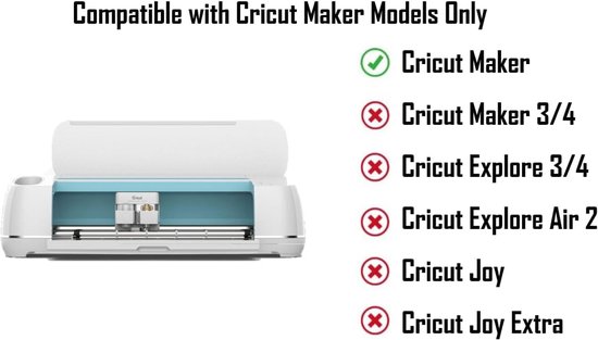 Vervangingsset voor Cricut Maker - Rubber Wielen en Matten voor Cricut Accessoires — afbeelding 2
