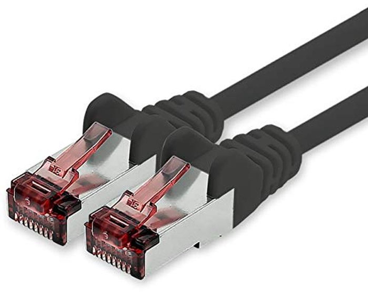 Cat6 Netwerkkabel 10m - Dubbel Afgeschermde Ethernetkabel voor 1000 Mbit