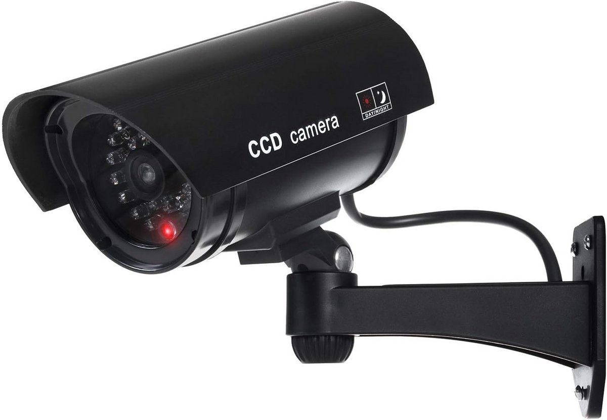 Dummy LED Bewakingscamera Waterdicht met Rood Knipperlicht - Afschrikmaatregel voor Inbrekers