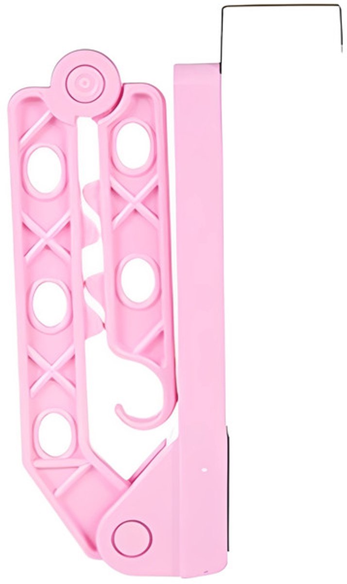 Kledinghangers - Kast organizer - kledingkast organizer - Opvouwbare kledinghanger - Roze