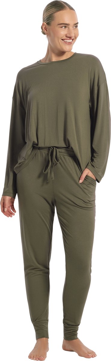 Ten Cate Basics pyjama set forest mist voor Dames