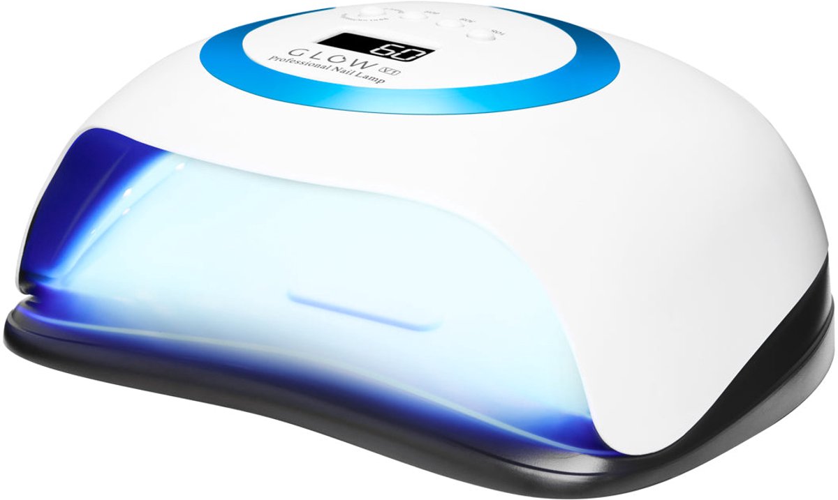 UV LED Glow V1 Nagellamp 168W Blauw – Professionele Dual LED Lamp voor Manicure & Pedicure met Timer, Lage Warmtestand en Sensor