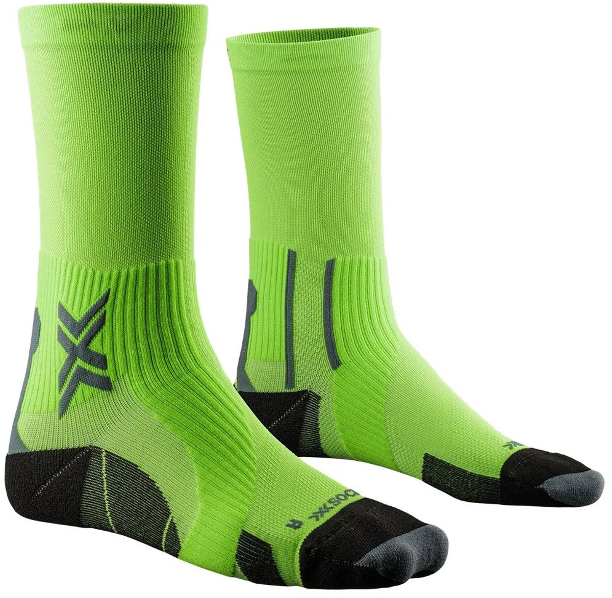 X-socks Run Perform Crew Sokken Zwart