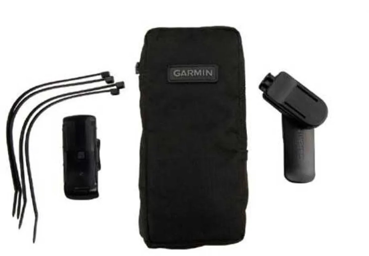 Navigatiedeel garmin accessoirepakket draagtas fietssteun riemclip - ZWART
