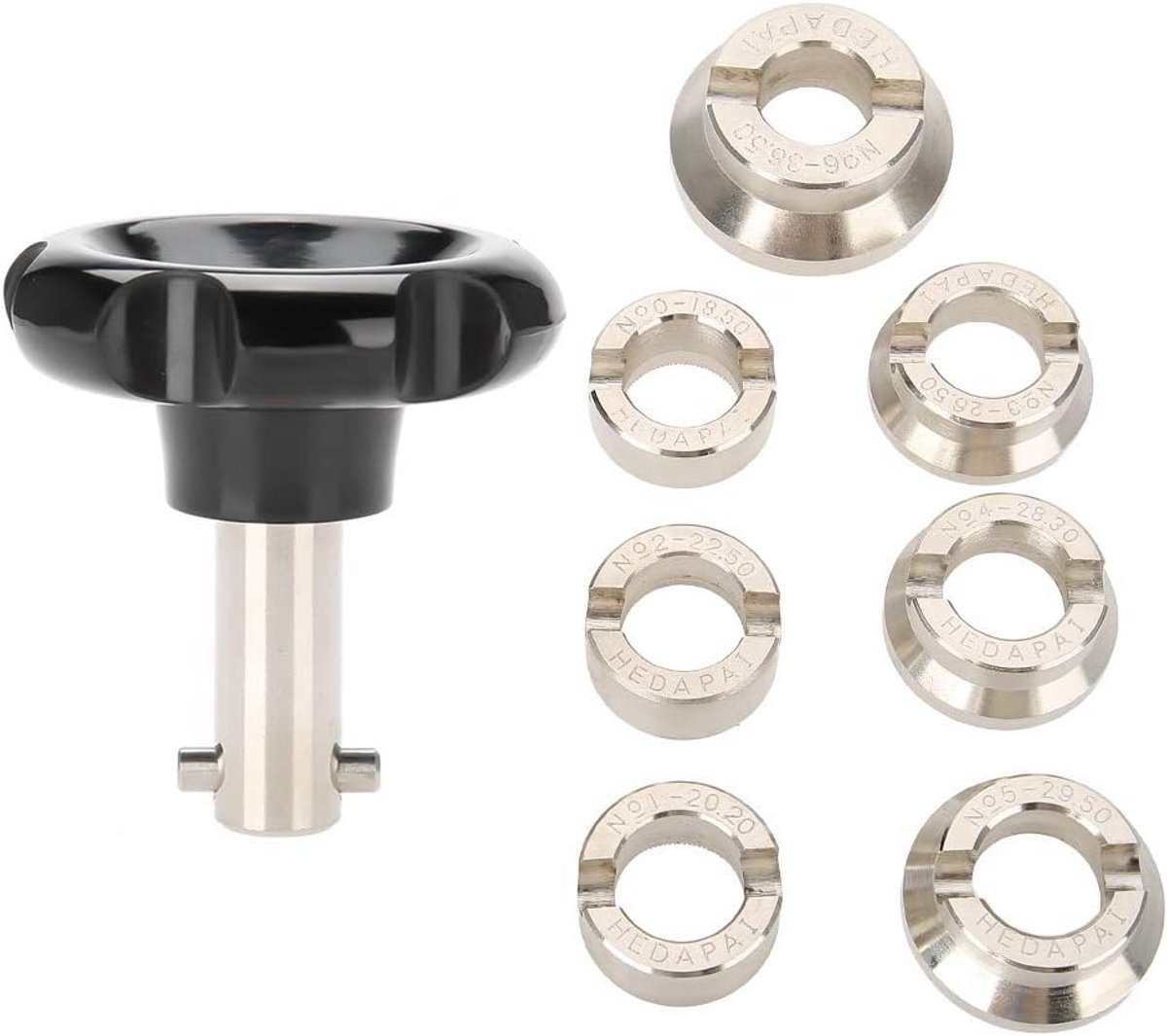 Professionele Horloge Kastopener Set met 7 Matrijzen voor Reparatie