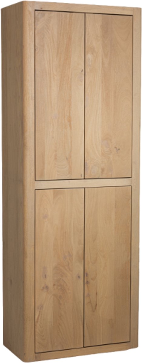 Tower Living Tenna Dichte Opbergkast mangohout naturel 80 cm