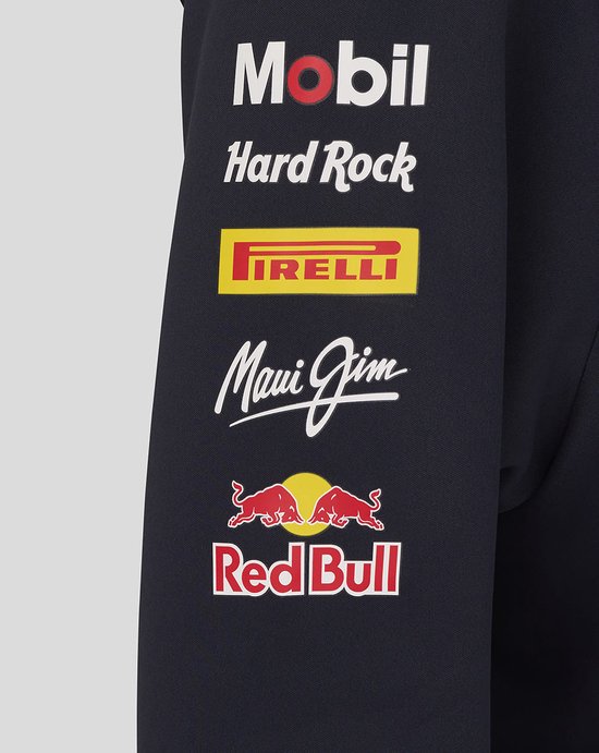 Red Bull Racing Teamline Kids Hoody met Rits 2026 Maat JS (128-134) - Max Verstappen - Isack Hadjar van Merkloos — afbeelding 5