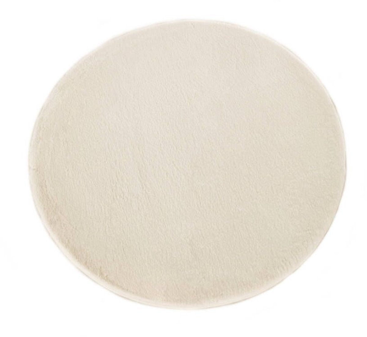 Karpet Fluffy rond 200cm beige