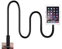 Daity 1 stuk - Tabletstandaard voor naast het bed - verstelbare flexibele arm - tabletklem - compatibel met iPad Air Mini - Galaxy Tabs- Kindle Fire- Switch of andere apparaten van 4,7-10,5 inch (75 cm)