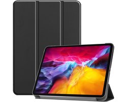 imoshion Tablet Hoes - Geschikt voor Apple iPad Pro 11 (2022) / Pro 11 (2021) / Pro 11 (2020) / Pro 11 (2018) - Trifold Bookcase - Zwart