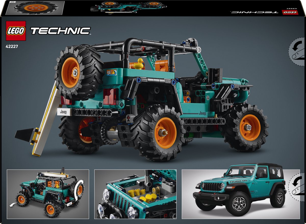 LEGO Technic - Jeep Wrangler Rubicon Terreinwagen Speelgoed Bouwpakket voor Kinderen - 42227 — afbeelding 13