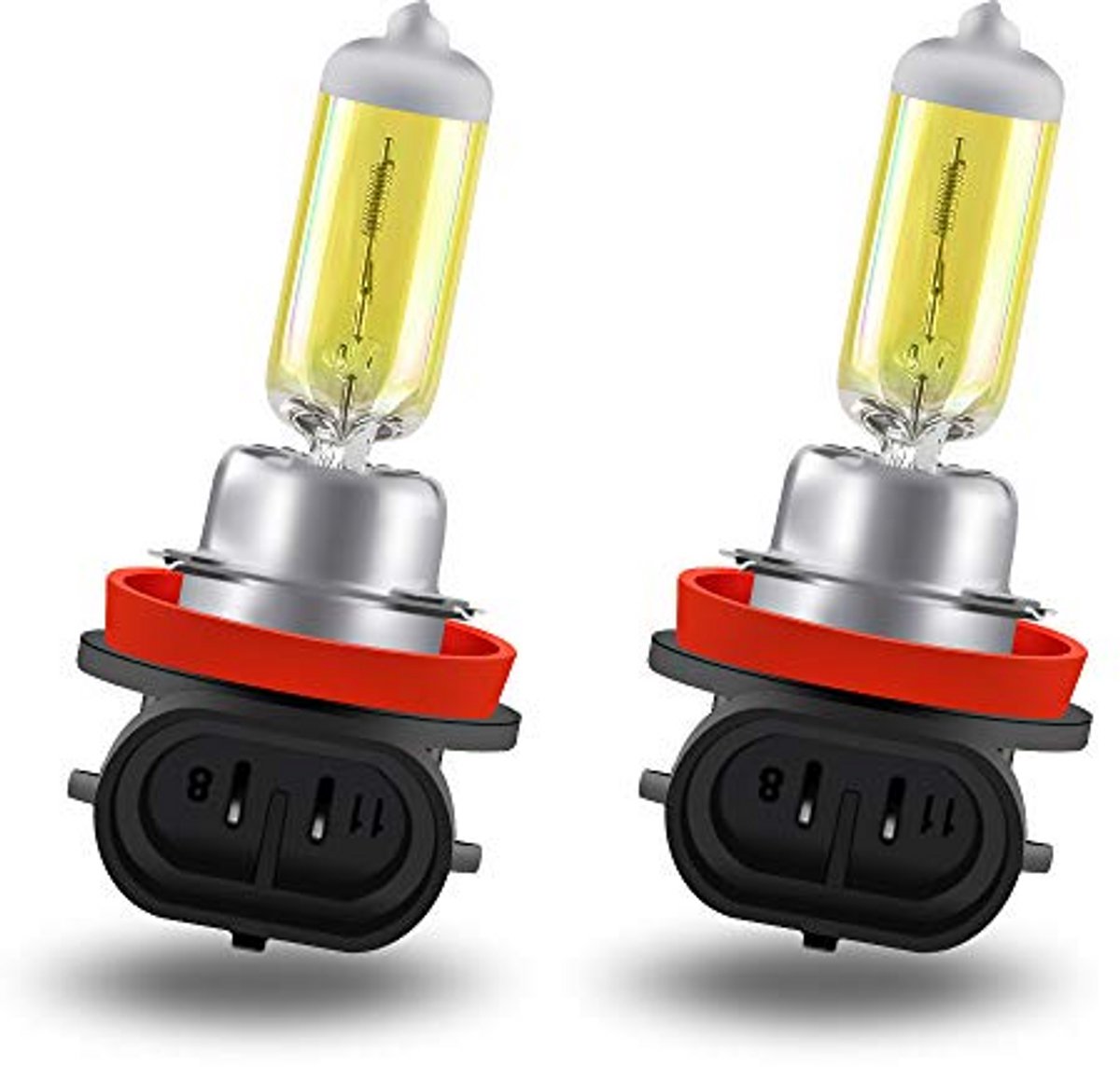 Halogeenkoplamp 12V 55W Goud 3000K voor Auto en Motorfiets - 2 Stuks