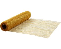 Tafelloper, b: 30 cm, goud, 10 m