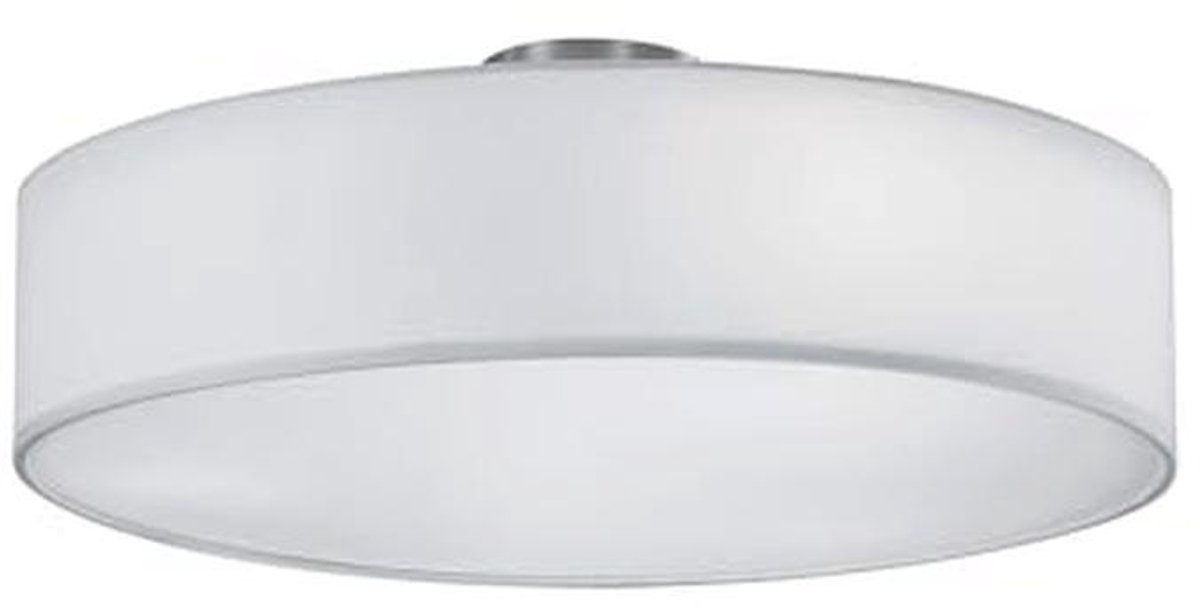 Plafondlamp Mat Nikkel met Stoffen Kap - Ideale Verlichting voor Elke Ruimte