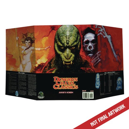 Dungeon Denizens DCC RPG Judge’s Screen - cover