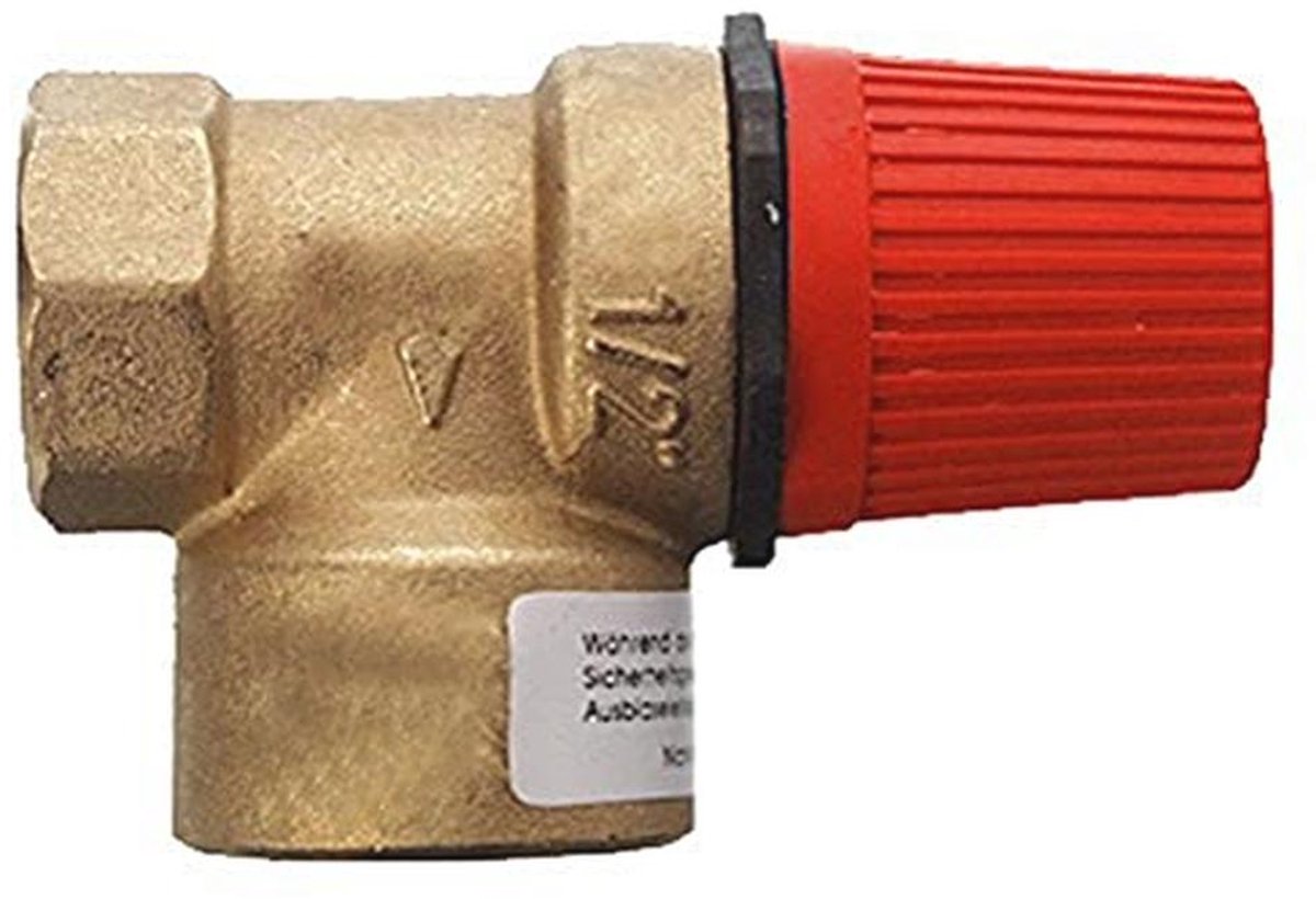 Veiligheidsventiel 1/2 inch - 2,5 bar voor installatie en irrigatie