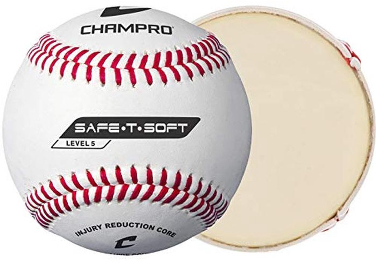 Honkbal 9 inch Niveau 5 - Pack van 12 - Soft Foam Kern