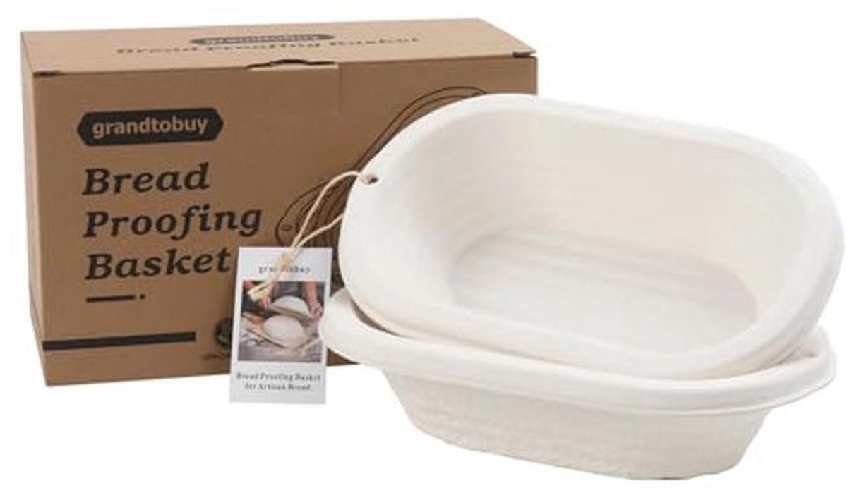 Ovale Pulp Brood Proofing Mand 11 inch - Ideaal voor Zuurdesem en Ambachtelijk Brood