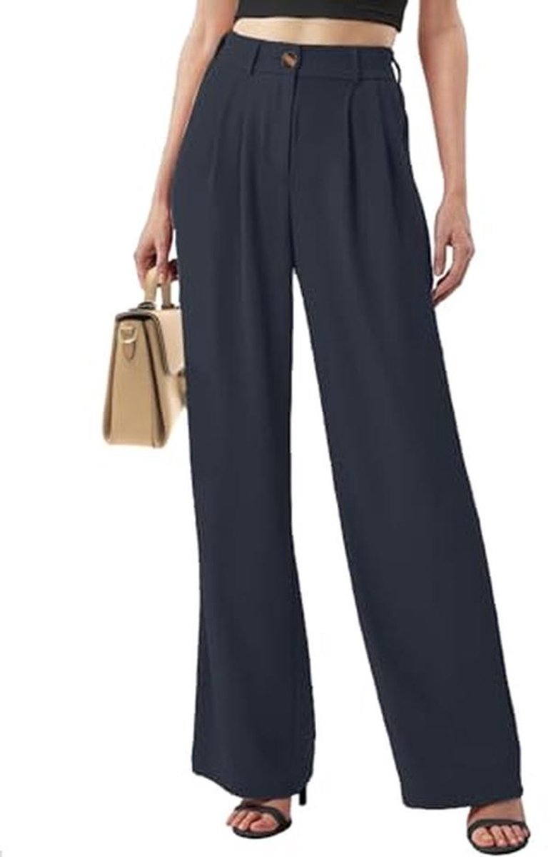 Elegante damesbroek met hoge taille voor casual en zakelijke gelegenheden