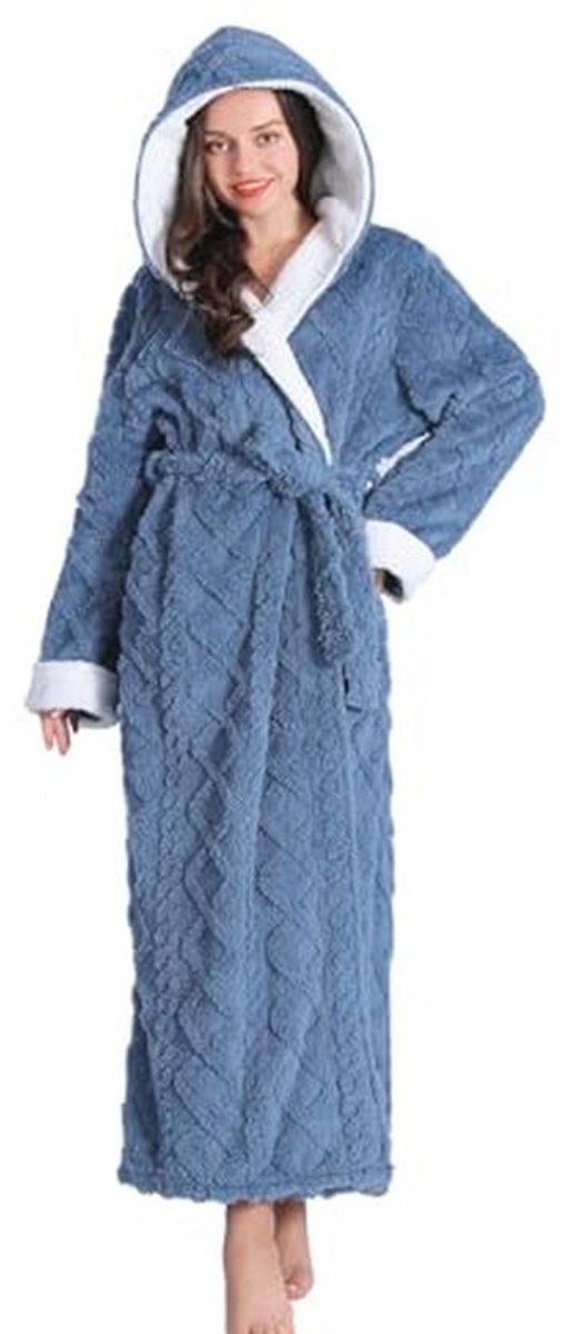 Dames Badjassen van Flanel Fleece – Warm en Comfortabel