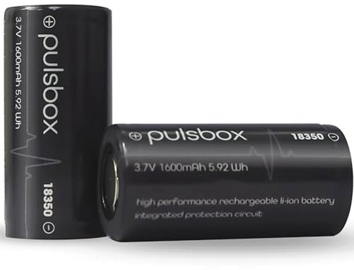 Li-Ion batterij 3,7 V 1600 mAh met geïntegreerde PCB-beveiligingsschakeling