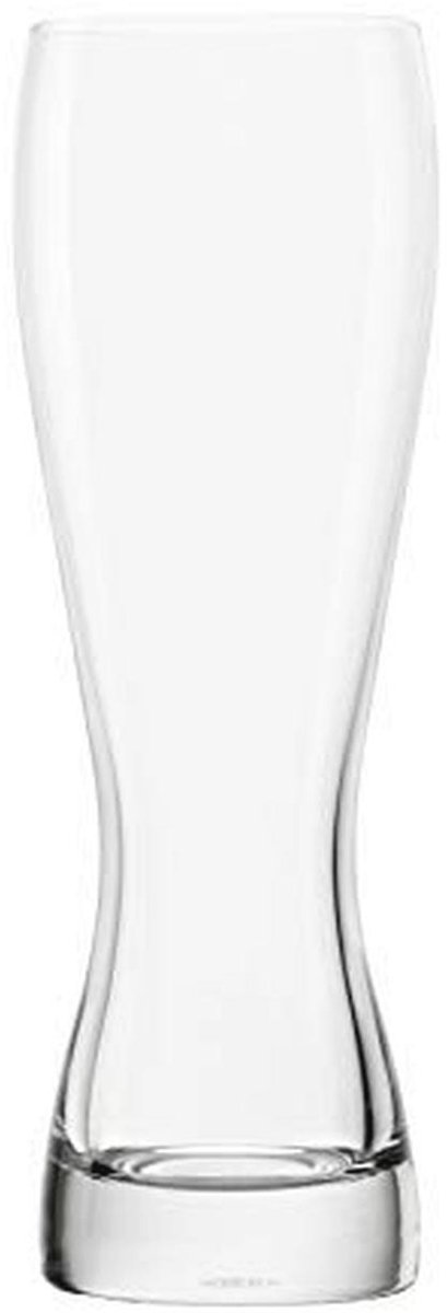 Set van 6 Weizen Bierglazen – 395 ml – Ideaal voor Hefeweizen & Weissbier – Elegante Kristallen Bierglazen – Vaatwasserbestendig