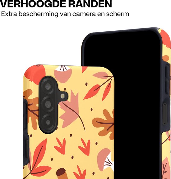 Casetastic Hoesje Geschikt voor Samsung A26 - Stijlvolle Beschermende Duo-layer Case - Uil in het woud