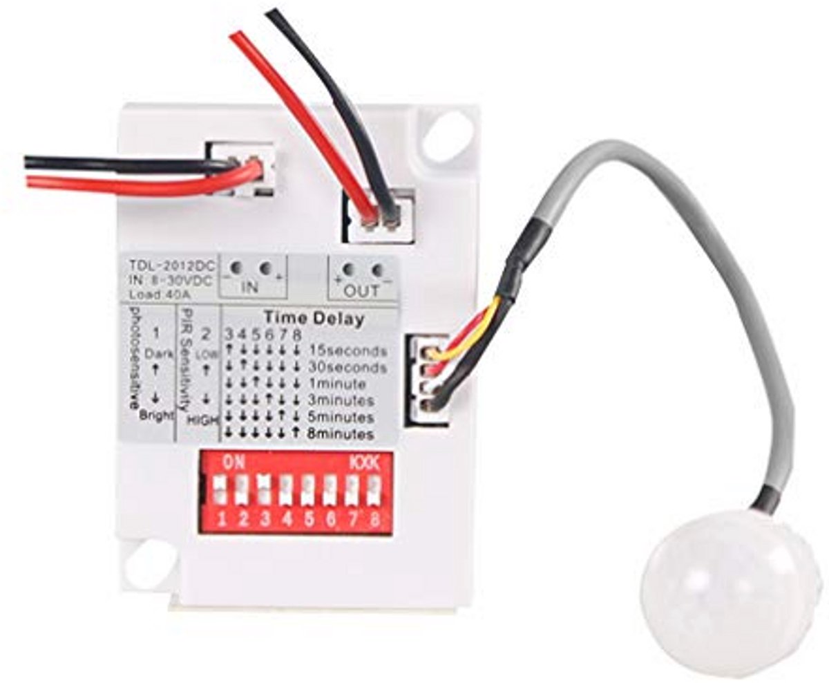PIR Bewegingssensor 12V 24V voor LED Verlichting