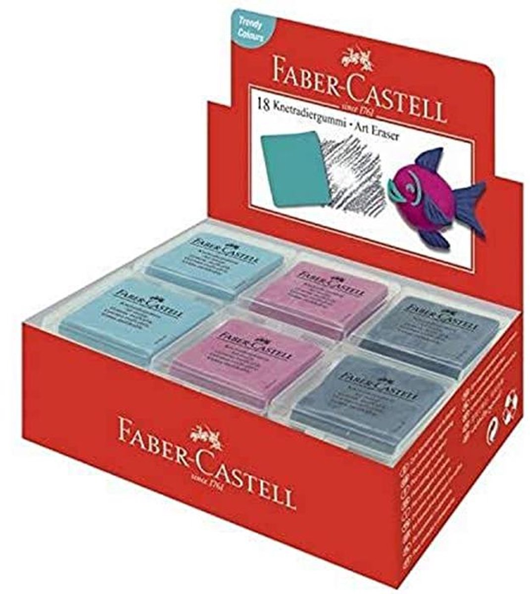 Art Eraser Gum - Kneedbare Gum in Diverse Kleuren