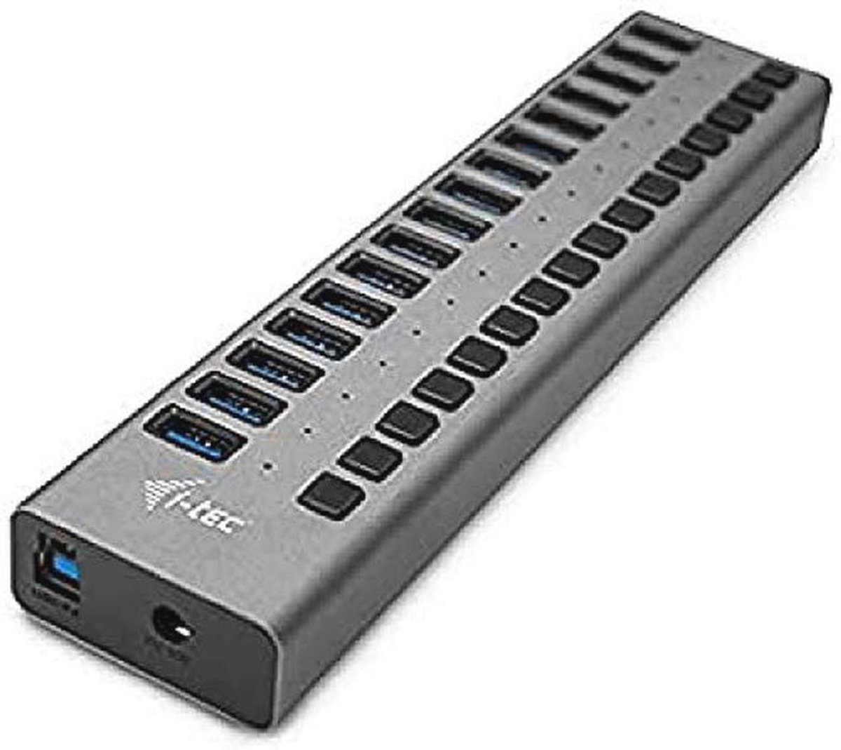 16-poorts USB 3.0 Oplader Hub met 90W Voedingsadapter