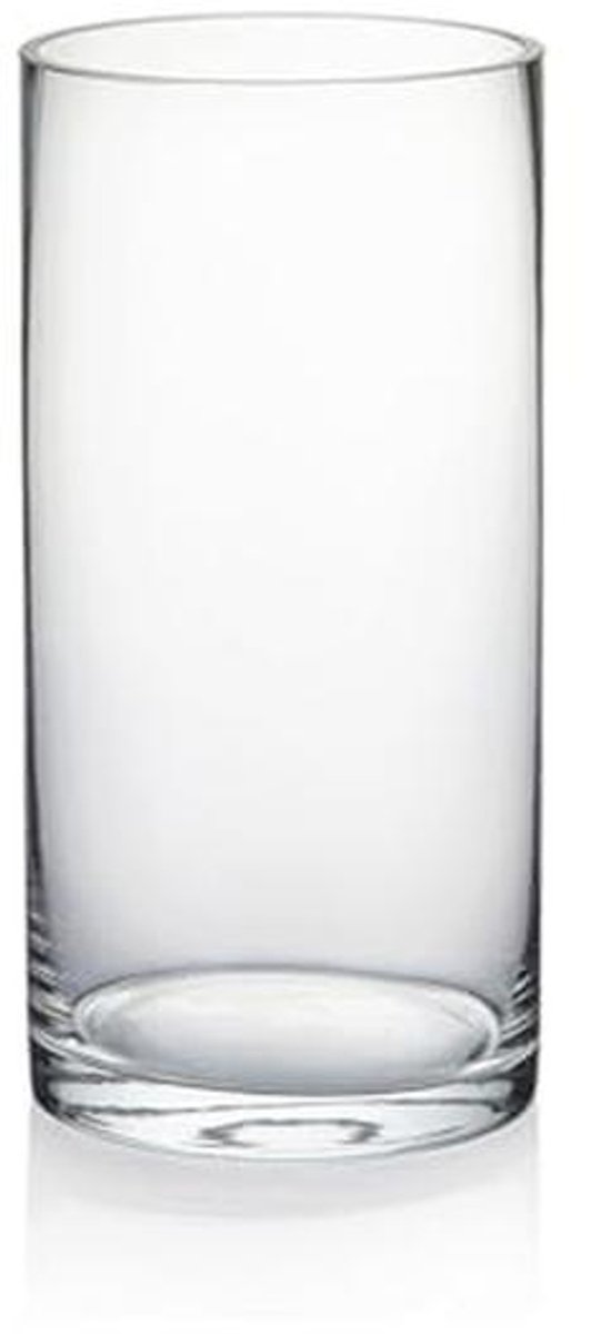 Cilinder Glazen Vazen 4 inch - 8 inch Hoogte