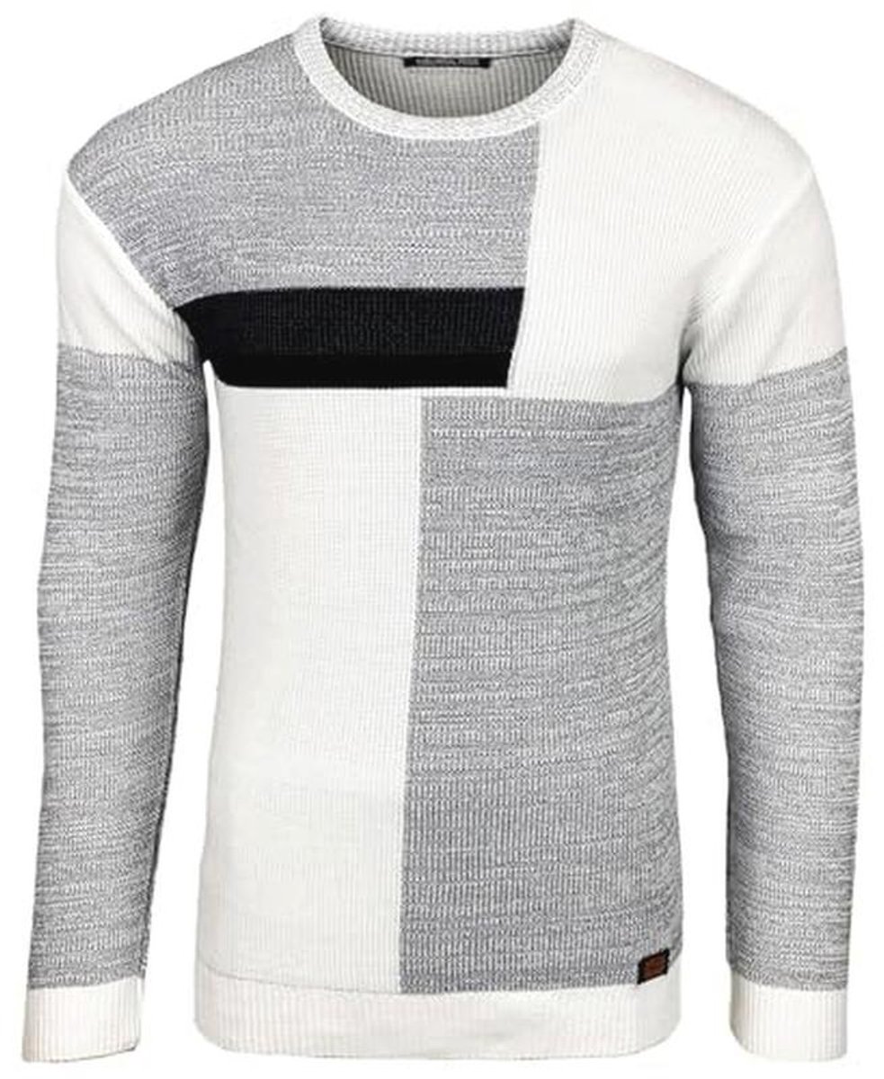 Comfortabele heren trui met ruitpatroon en warme kleuren