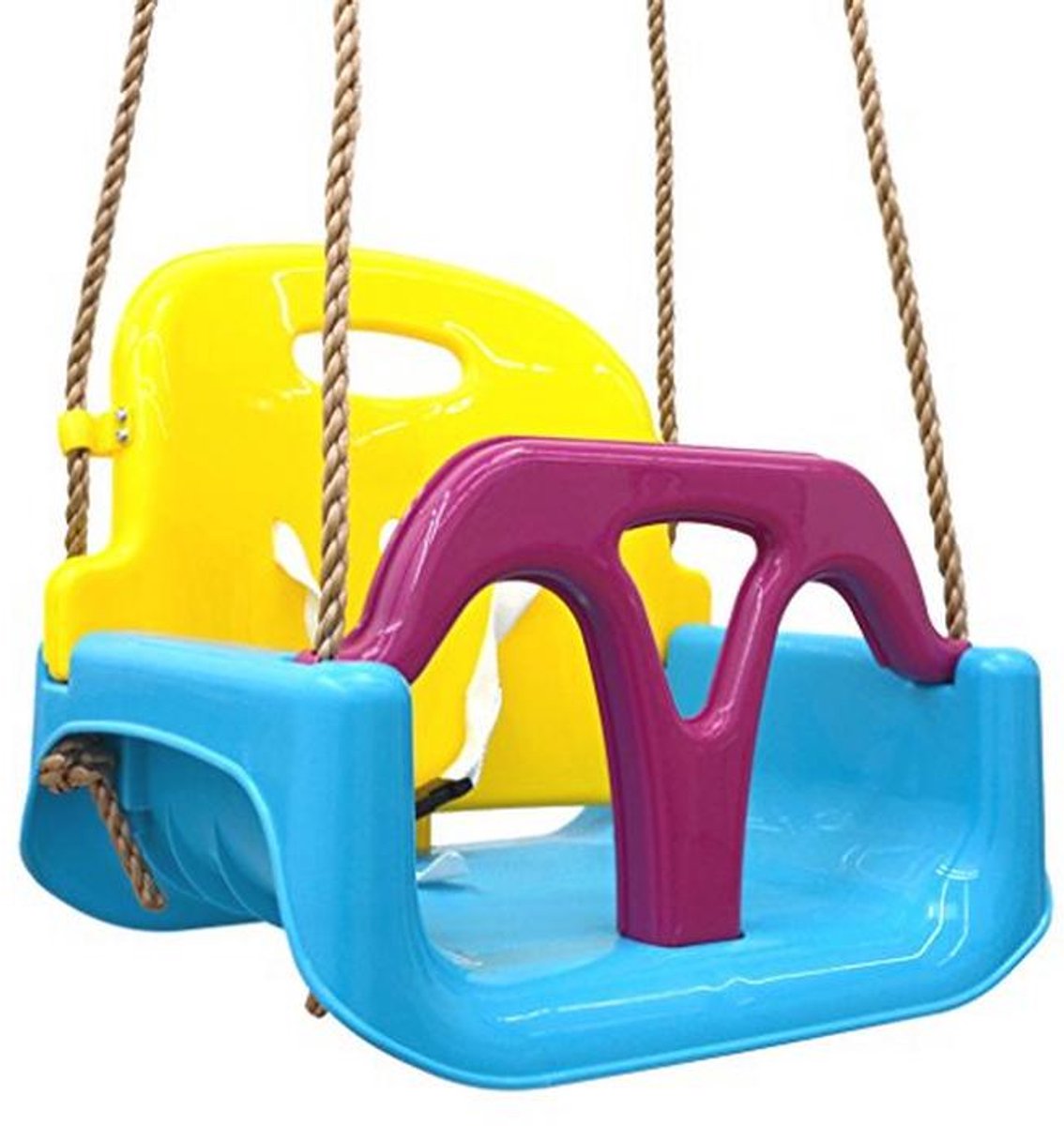 3-in-1 Kinderschommel voor Binnen en Buiten - Veilige Babyschommel van 40x43x33cm