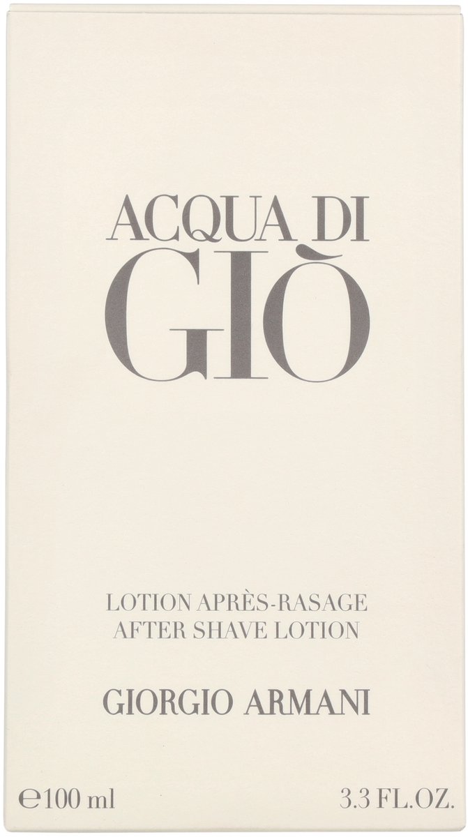 Armani Acqua Di Gio Pour Homme Aftershave Lotion Flacon
