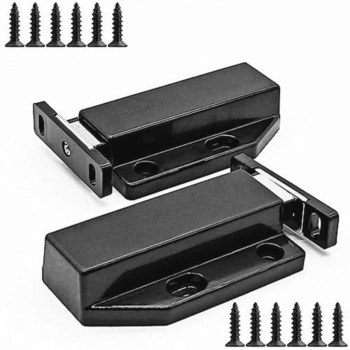 Magnetische Druksluitingen - 2 Stuks Zware Magnetische Aanraakvergrendelingen voor Kasten en Laden