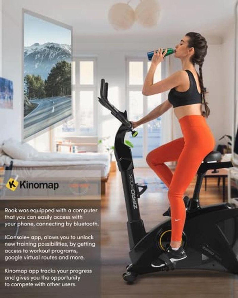 Ergometer Magnetische Hometrainer met Bluetooth - afbeelding 3