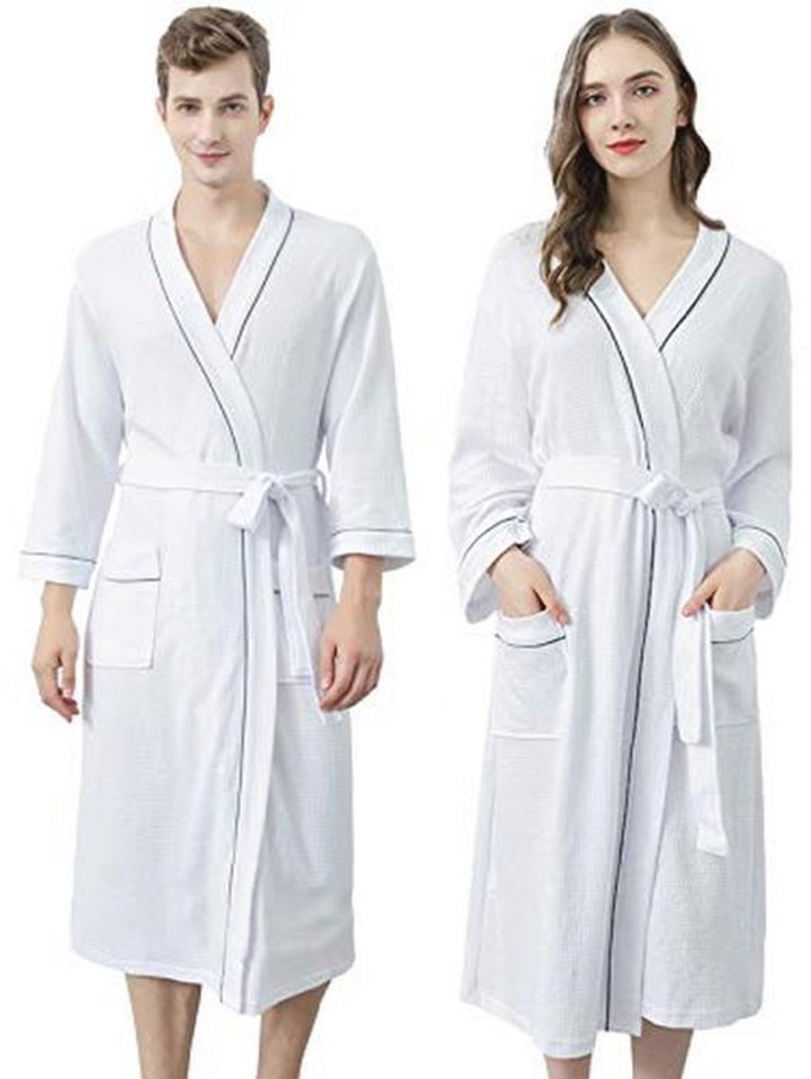 Xiang Ru Kimono badjas, dames heren badjas, badjassen voor koppels houdt van nachthemd voor alle seizoenen