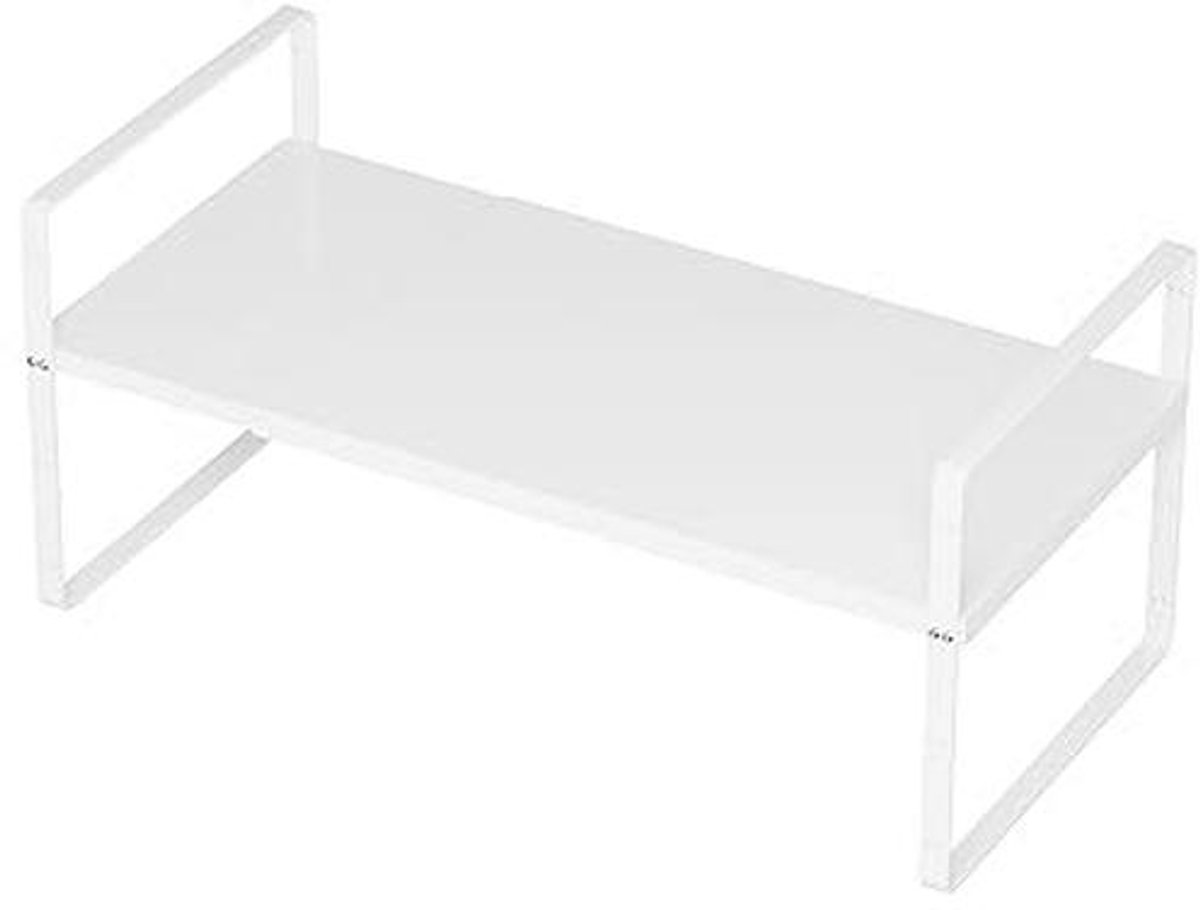 Uitbreidbare Kast Organizer - Verstelbare en Stapelbare Planken voor Keuken en Badkamer