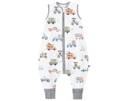 Babyslaapzak met pijpen, TOG-waarde 2,5, uniseks, geschikt voor het hele jaar met voeten