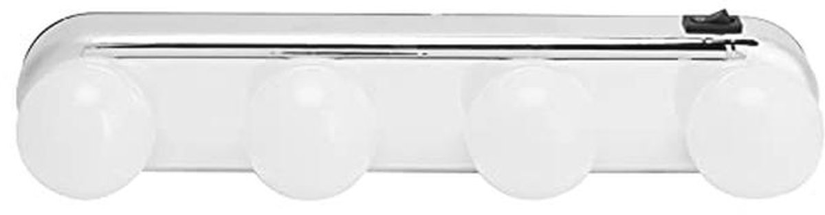 Make-upspiegelverlichtingsset met 4 dimbare LED-lampen voor optimale verlichting
