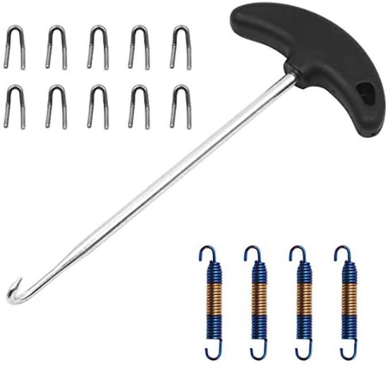 2 Pièces Tuyau Échappement Ressort pour Motos 43mm 1.69 Inox Acier