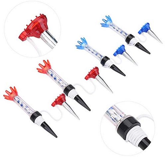 Herbruikbare Golf Magnet T-sets - Set van 4 Kunststof Golftees in Blauw en Rood voor Training van Merkloos — afbeelding 2