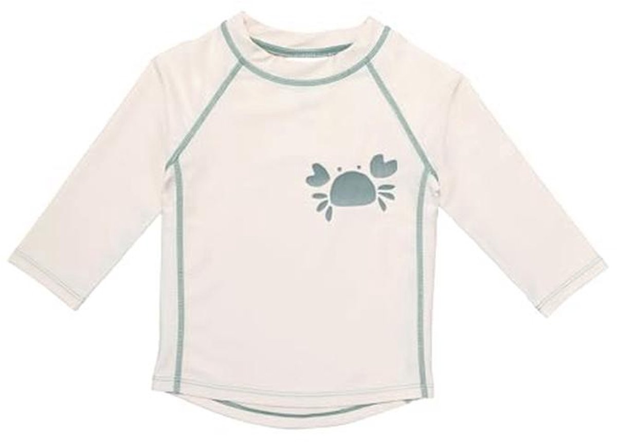 Baby UV-bescherming shirt met lange mouwen - Badshirt met UPF 80+ en sneldrogende stof