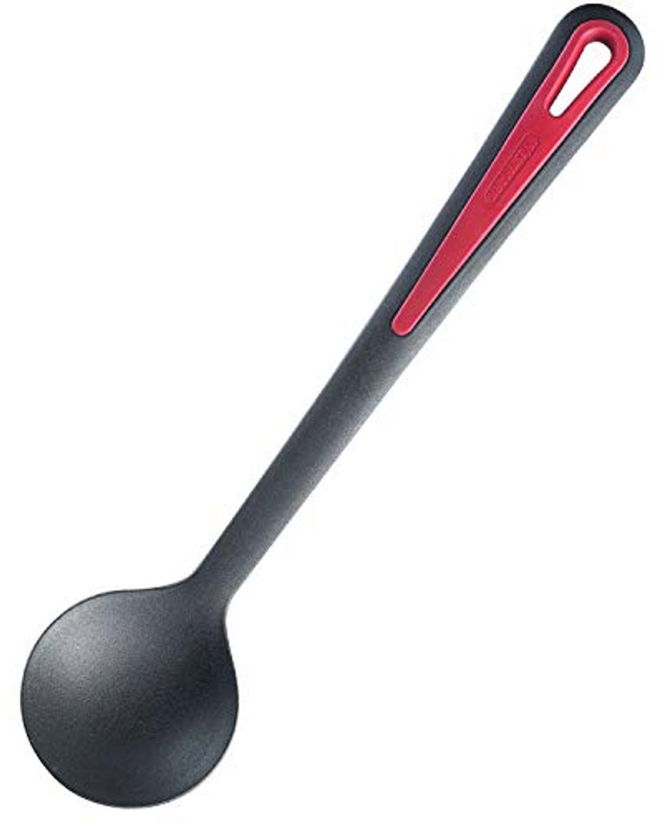 Hittebestendige Groente-/Woklepel - 31,5 cm - Comfortabel Soft-Touch Handvat - Vaatwasserbestendig