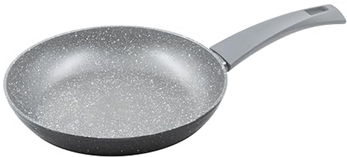 Anti-aanbakpan 26 cm - Geschikt voor Alle Warmtebronnen, Stabiele Bodem met Soft-Touch Handgreep